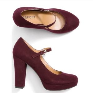 Report Footwear NEW- Lyric Pump Burgundy size 7.5